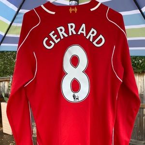 Liverpool Steven Gerrard Jersey w/ PATCHES
